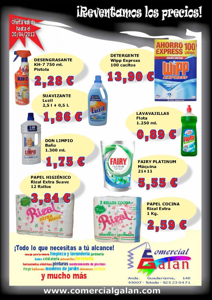 ¡Reventamos los Precios! Mayo-Junio 2013