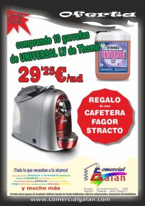 Promoción Regalo Stracto con la compra de Lavavajillas Thomil